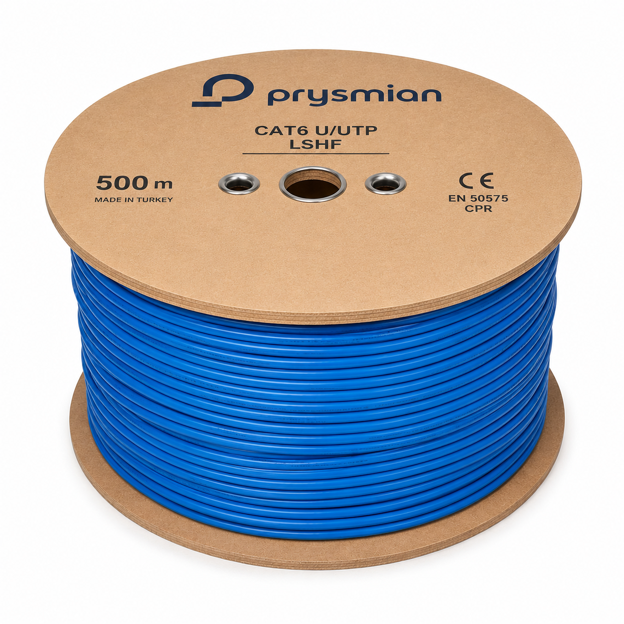 CAT6 UTP (HF) 500 LÜK 60094143 Mavi (23AWG) - Tümpa Elektrik